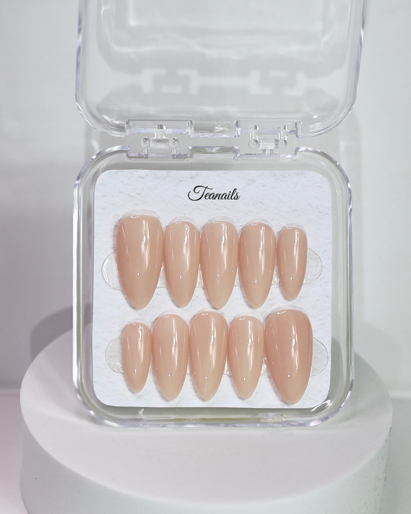 Warm Sand press-on nails