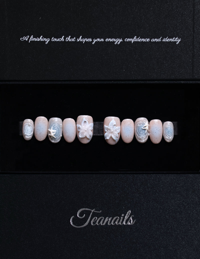 Stardust set presented in the Teanails box