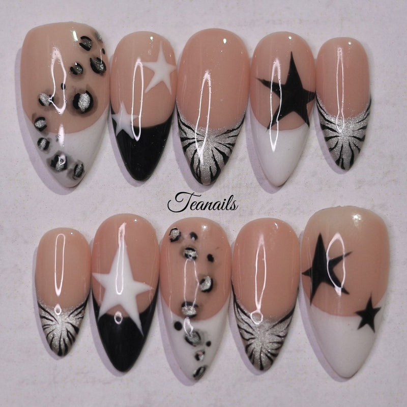 Superstar press-on nail set