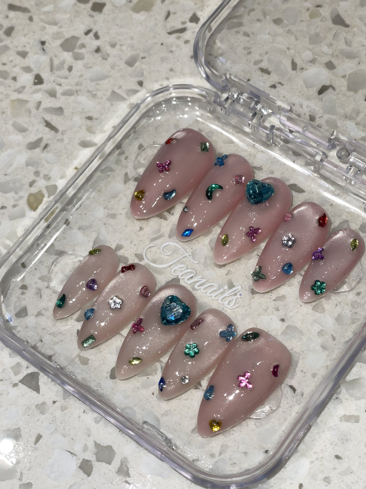 Bedazzle press-on nails