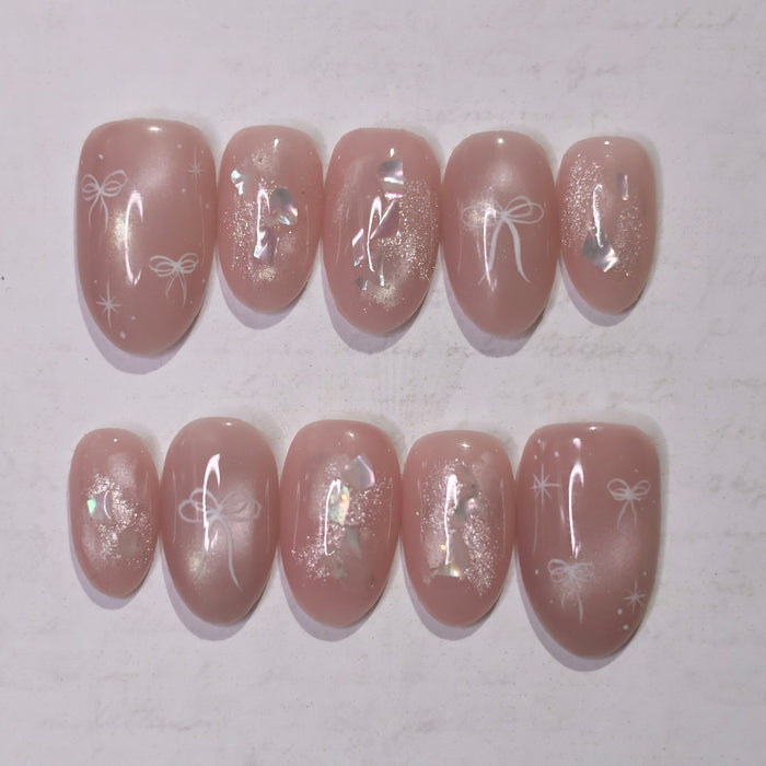 Cotton Candy press-on nails