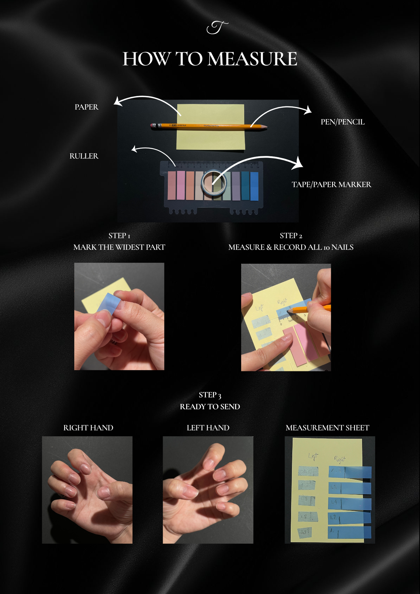 How to measure your nail size — step by step guide