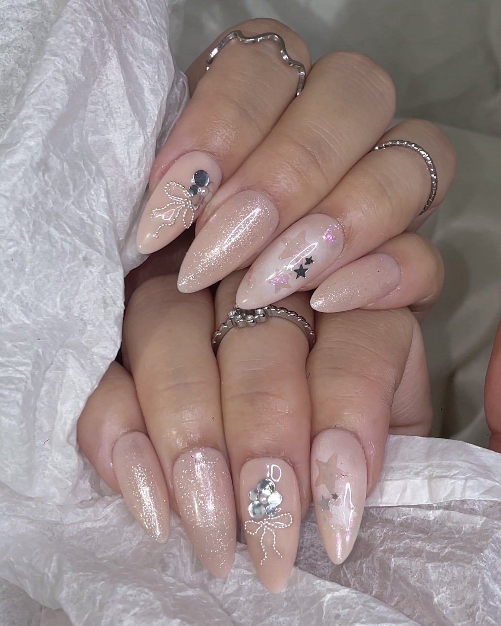 Starry Night press-on nails